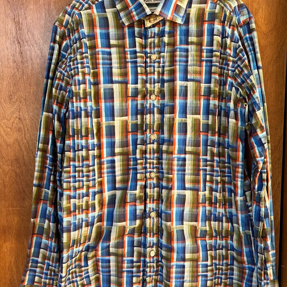 NWOT Robert Graham Button Down Long Sleeve - Picture 2 of 8